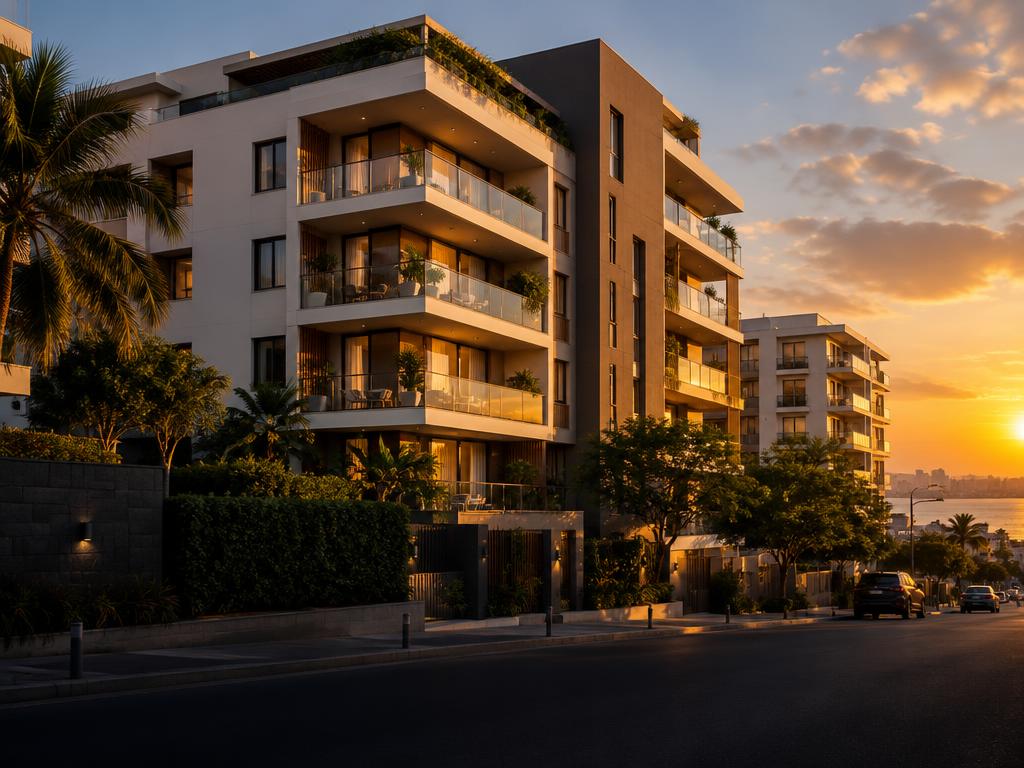 Immeuble résidentiel contemporain à Dakar